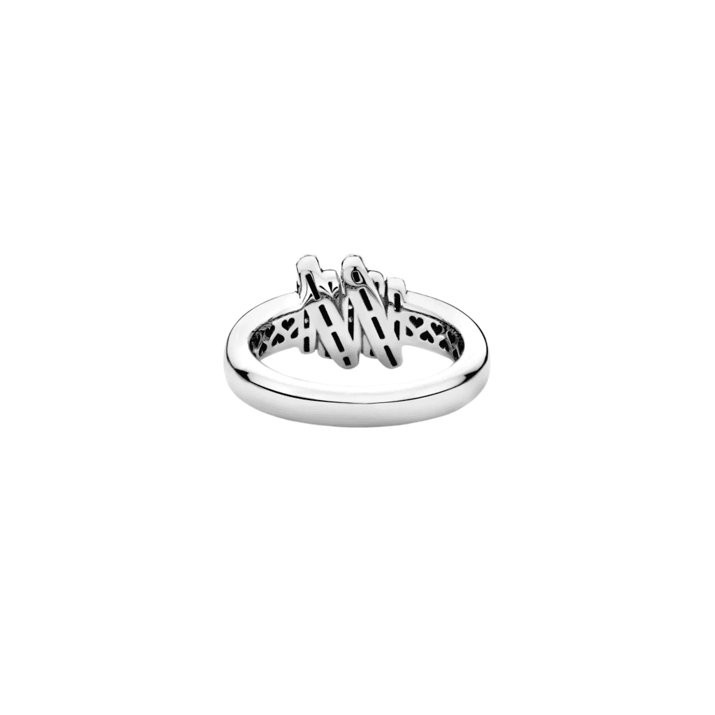Tirisi Jewelry Amsterdam Swirl ring witgoud met diamant - TR1231DW - #4