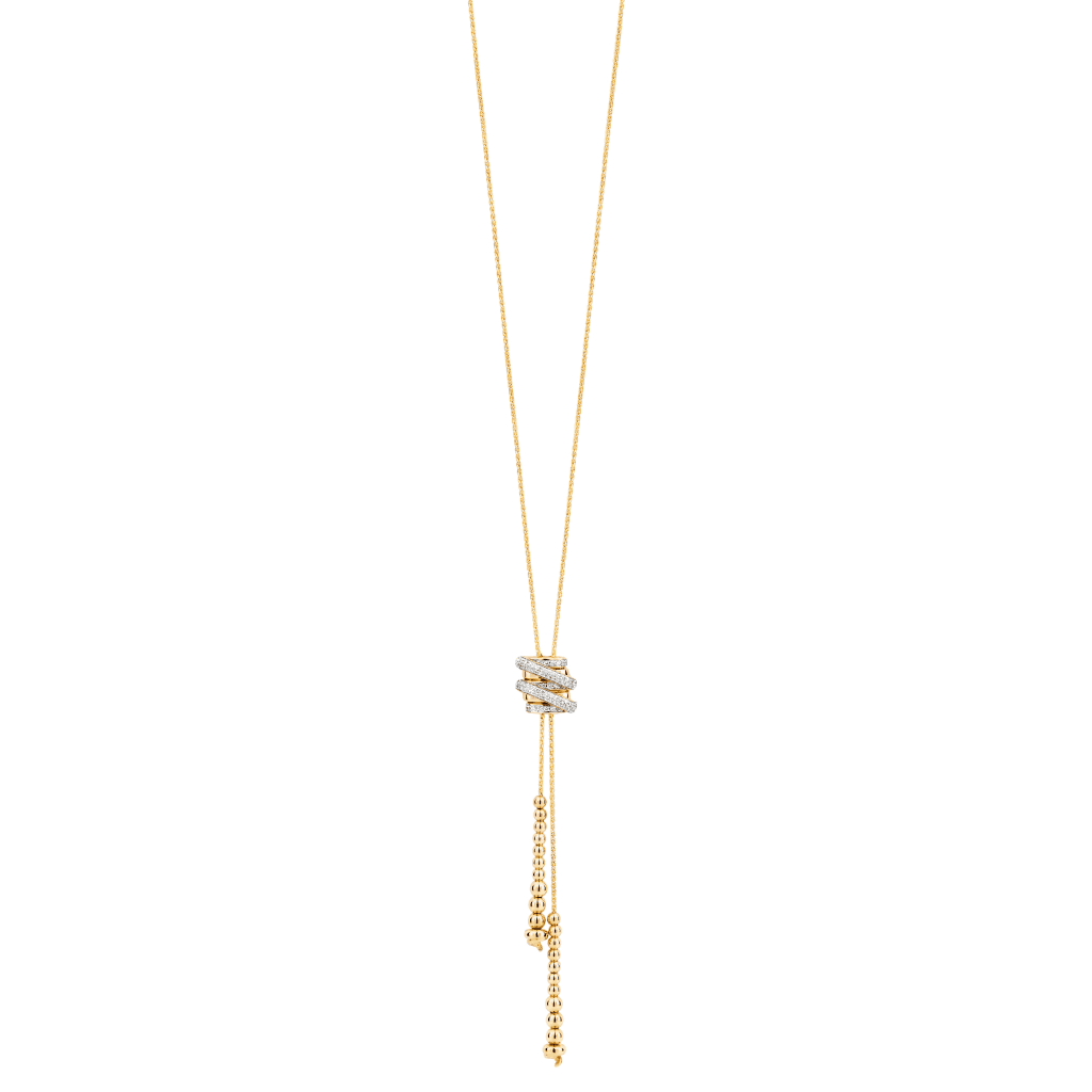 Tirisi Jewelry Amsterdam Swirl collier geelgoud - TN2139D(2T) - #2
