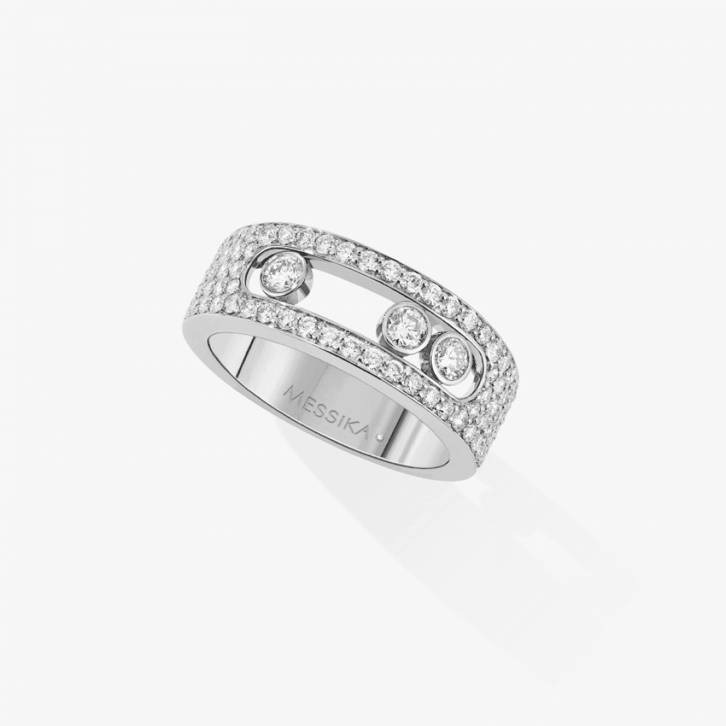 Messika Move Joaillerie ring witgoud met diamant - 4703-WG - #2