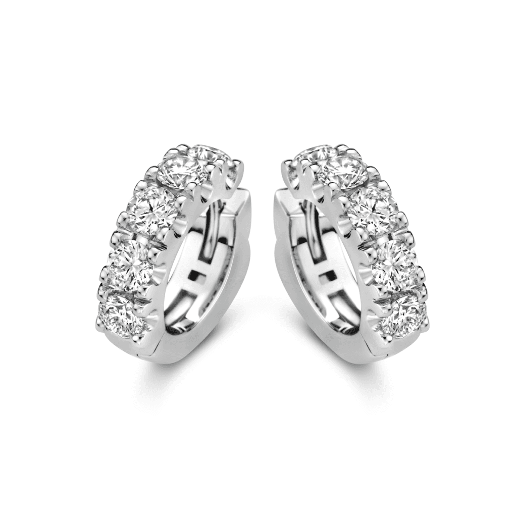 Schaap en Citroen Diamonds oorsieraad witgoud met diamant - #2