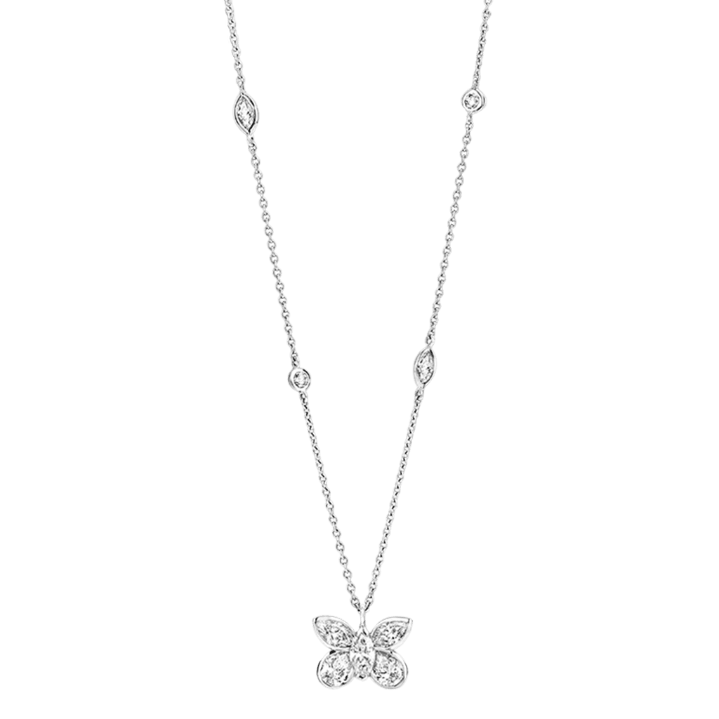 Schaap en Citroen Diamonds collier witgoud met diamant - #3