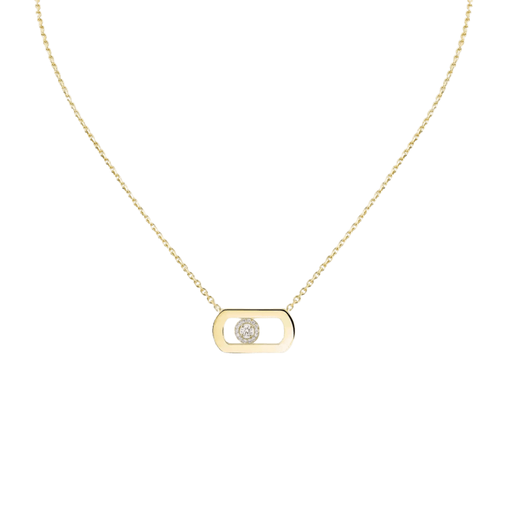 Messika So Move collier geelgoud met diamant - 12944-YG - #1