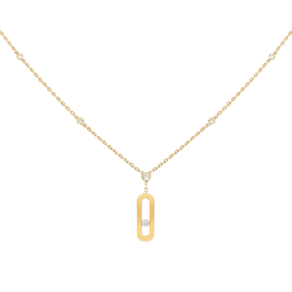 Messika Move Uno collier geelgoud met diamant - 10111-YG - #1