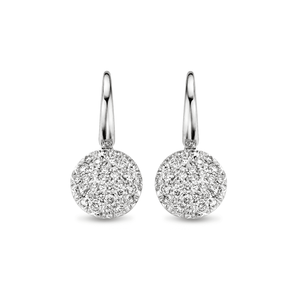 Schaap en Citroen Diamonds oorsieraad witgoud met diamant - #3