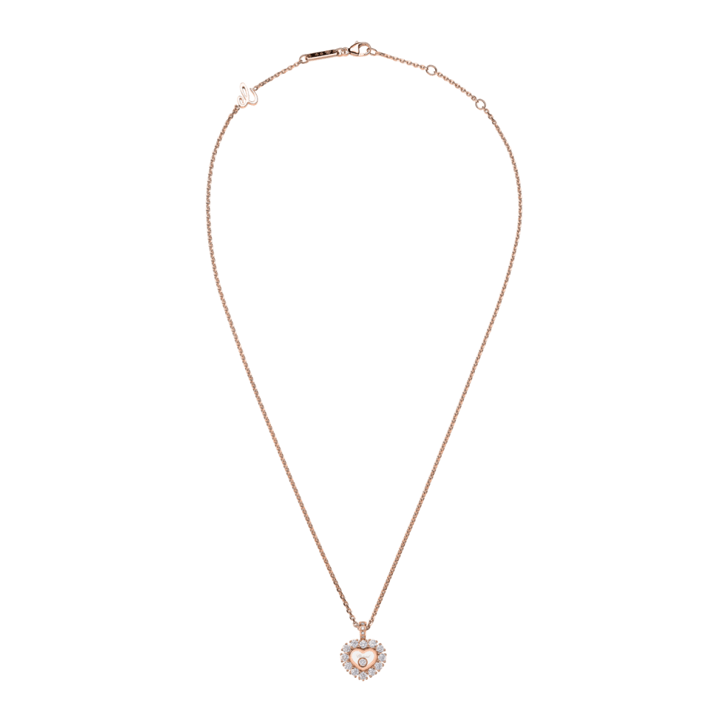 Chopard Happy Diamonds collier roodgoud met diamant - 79A616-5001 - #2