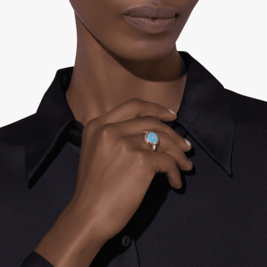 Pomellato Pom Pom Dot ring roodgoud met diamant - PAC5031 O7WHR DB0TU - #6