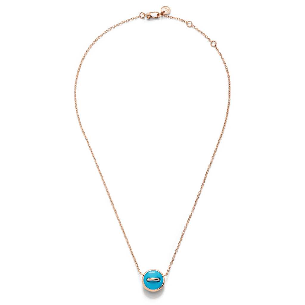 Pomellato Pom Pom Dot collier roodgoud met diamant - PCC5031 O7WHR DB0TU - #4