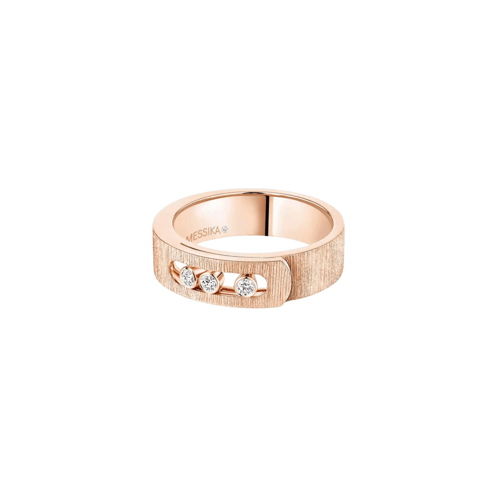 Messika Move Noa Ciselé ring roodgoud met diamant - 14482-PG - #2