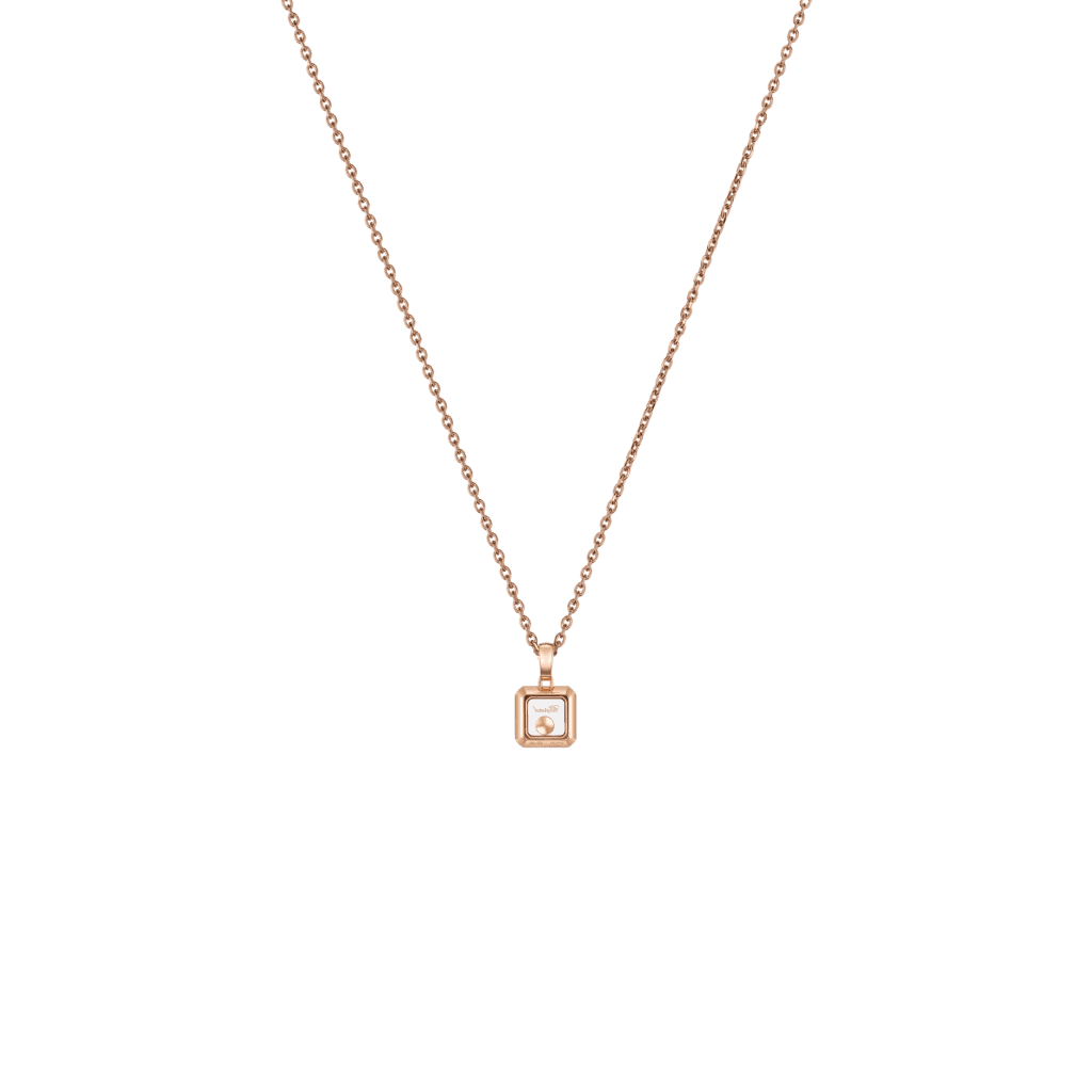 Chopard Happy Diamonds Icons Square collier roodgoud met diamant - 79A114-5001 - #4