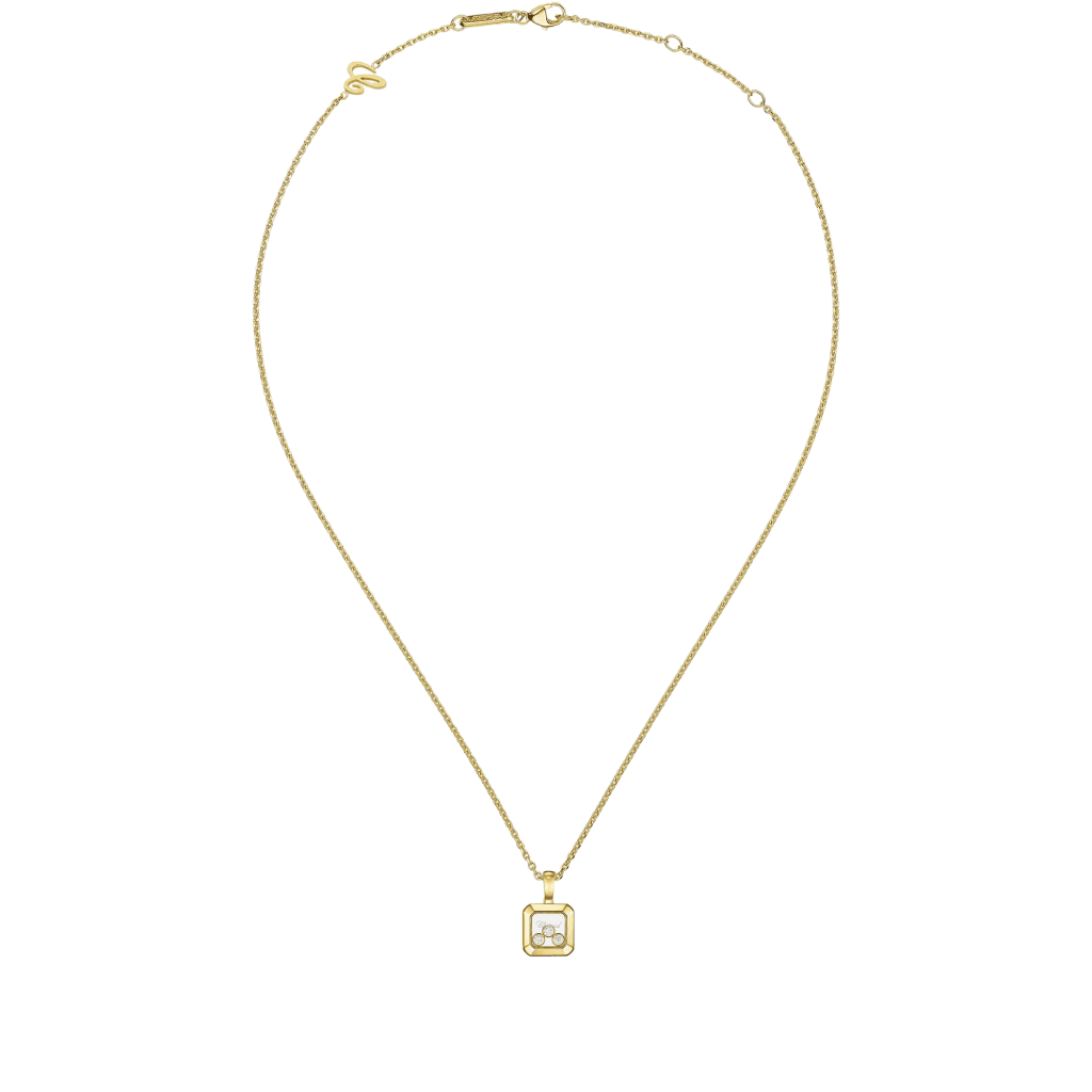 Chopard Happy Diamonds Icons Square collier geelgoud met diamant - 79A115-0001 - #4
