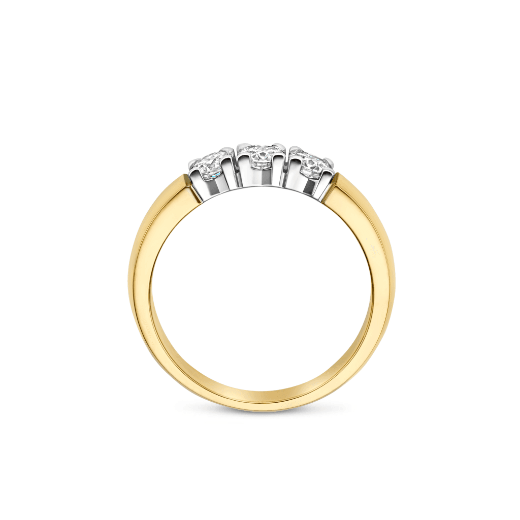 Schaap en Citroen Diamonds ring geelgoud met diamant - #4