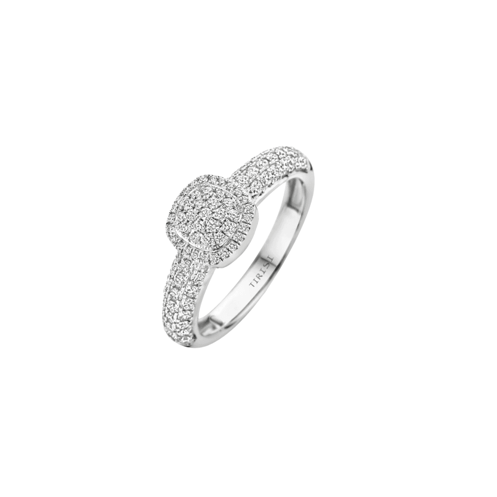 Tirisi Jewelry Milano Sweeties ring witgoud - TR9798DW - #1