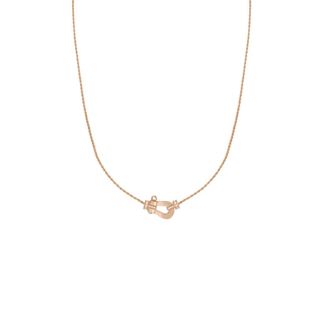 Fred Force 10 collier roodgoud met diamant - 7B0237-000 - #1