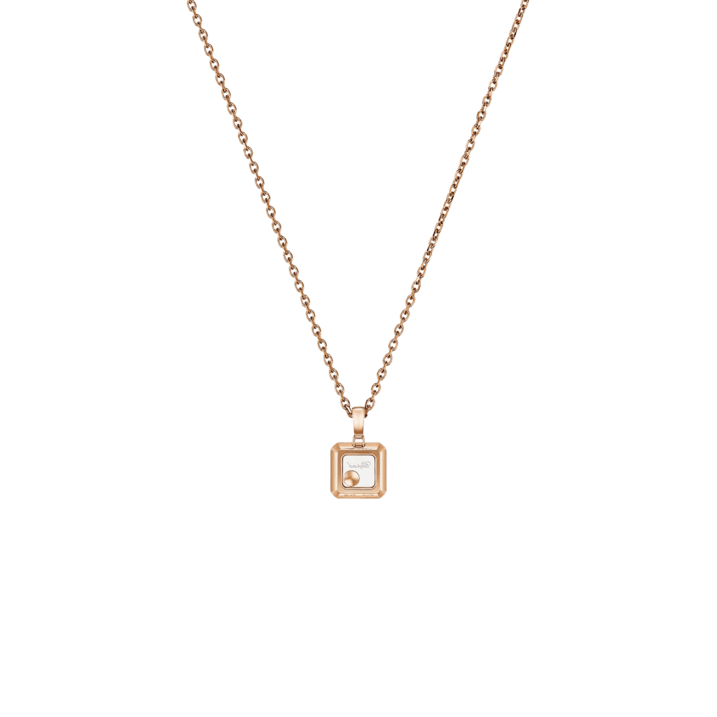 Chopard Happy Diamonds Icons Square collier roodgoud met diamant - 79A115-5201 - #2