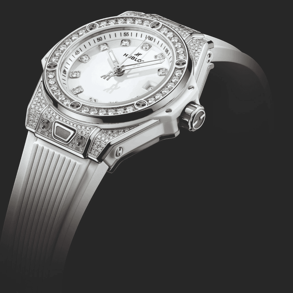 Hublot Big Bang One Click Steel White Pave 33mm - 485.SE.2210.RW.1604 - #3