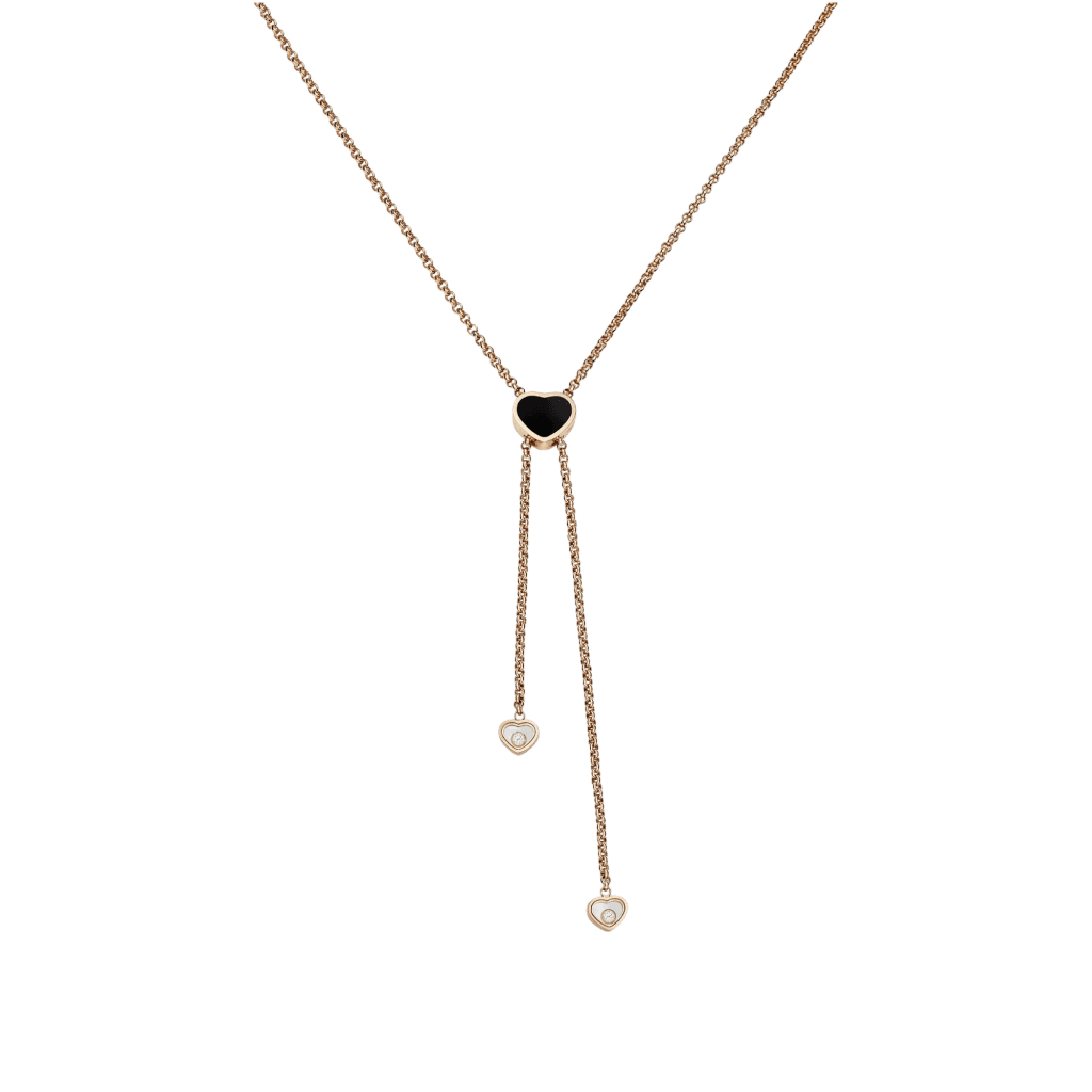 Chopard Happy Diamonds Happy Hearts collier roodgoud met diamant - 81A148-5201 - #1