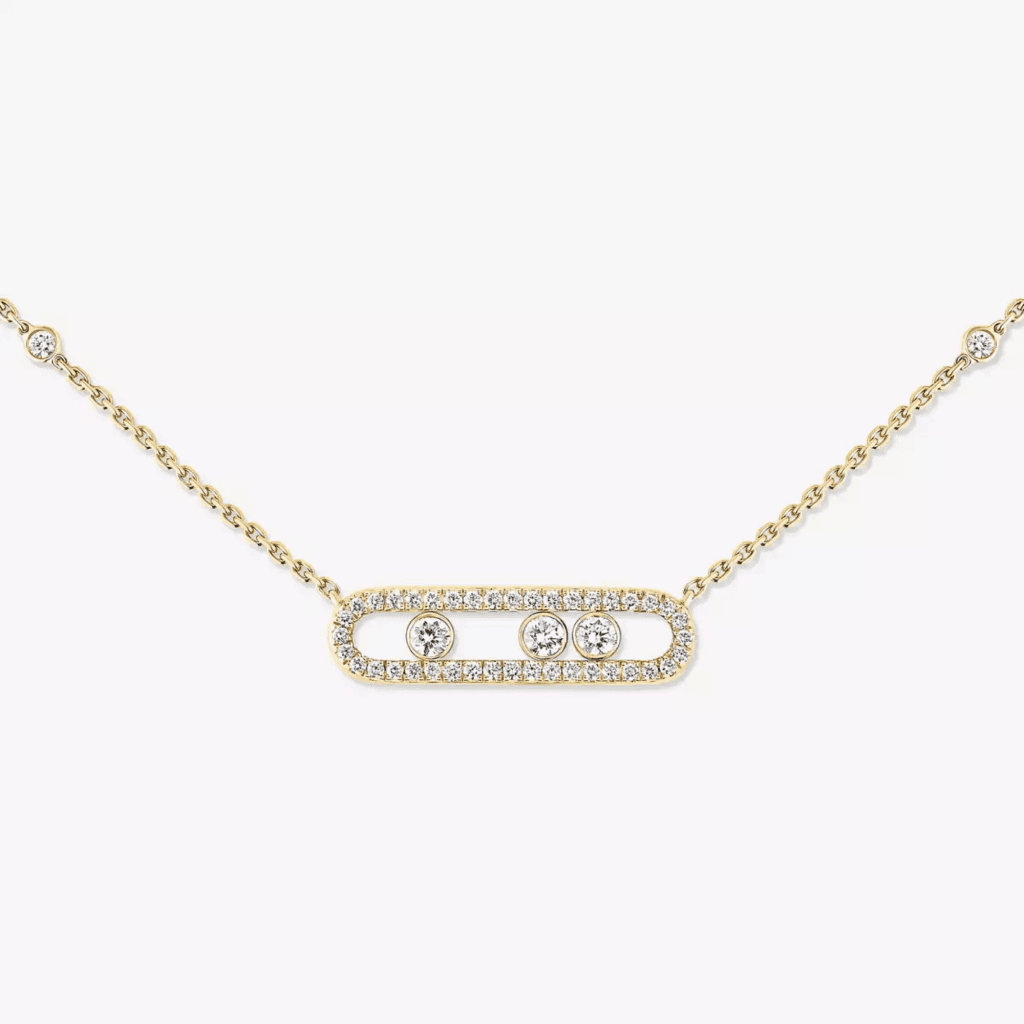 Messika collier geelgoud met diamant - 4322-YG - #3