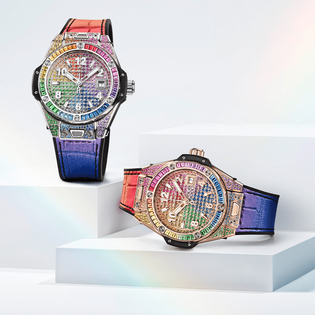 Hublot Big Bang One Click King Gold Rainbow 33mm - 485.OX.9900.LR.0999 - #7
