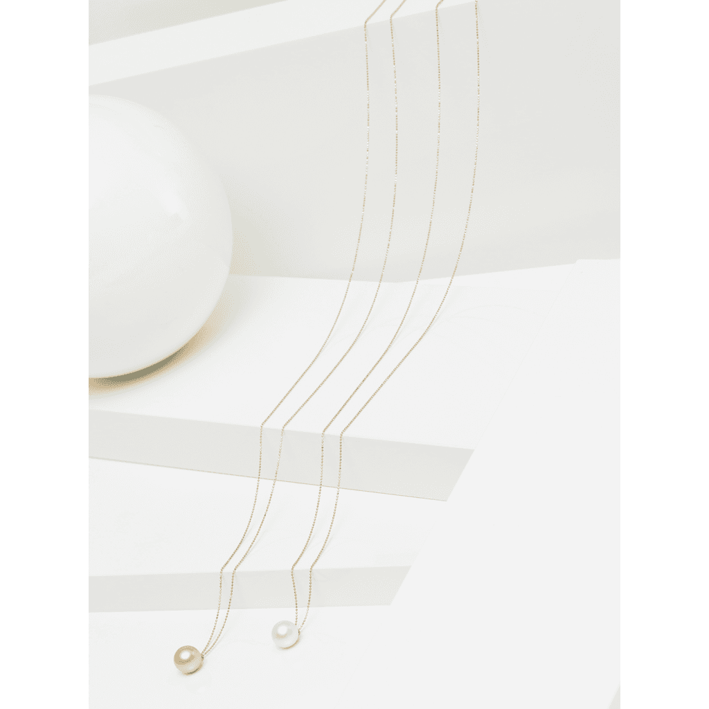 Yana Nesper New Basics collier geelgoud met parel - NB31 - #2