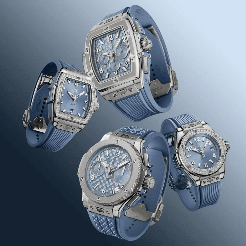 Hublot Big Bang One Click Steel Coal Blue Diamonds 33mm - 485.SX.717B.RX.1204 - #3