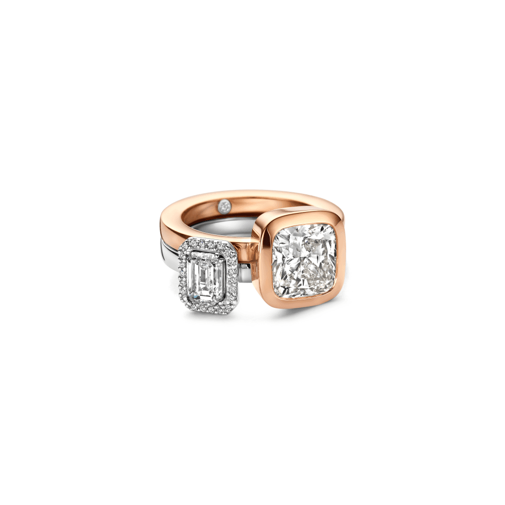 Schaap en Citroen Diamonds ring witgoud met diamant - #16