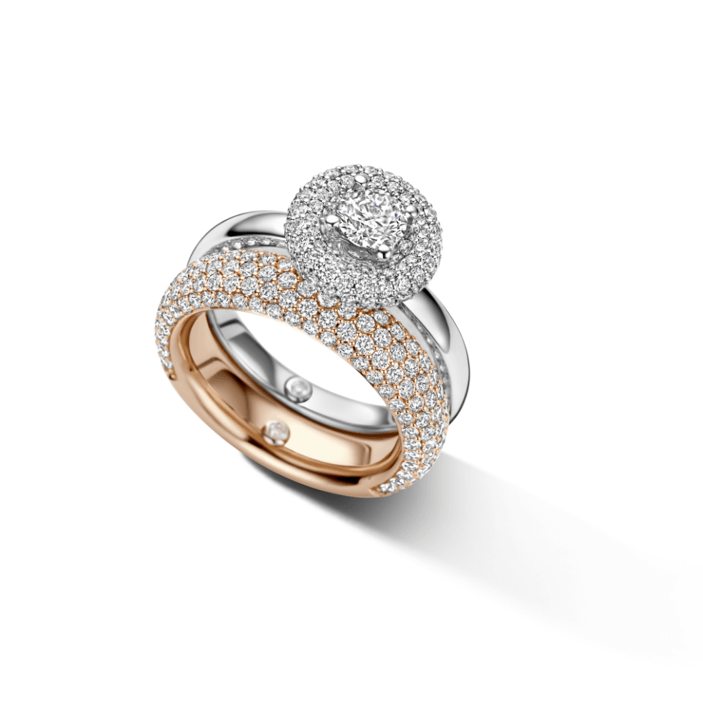 Schaap en Citroen Diamonds ring roodgoud met diamant - #3
