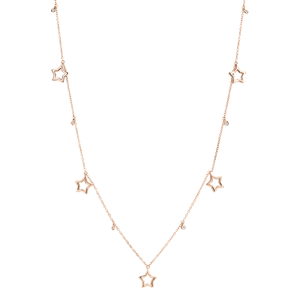 Schaap en Citroen Diamonds collier roodgoud met diamant - #2