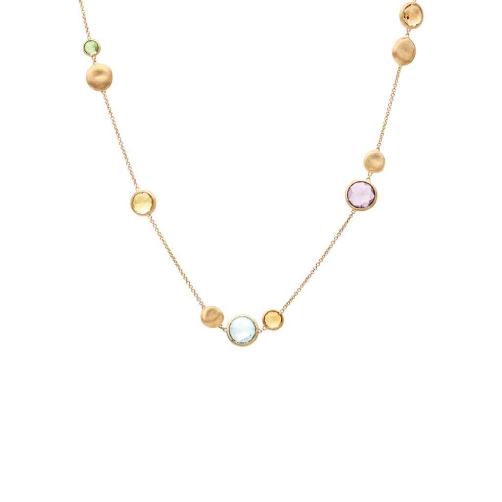 Marco Bicego Jaipur collier geelgoud met diversen kleurstenen - CB1485-MIX01 - #1