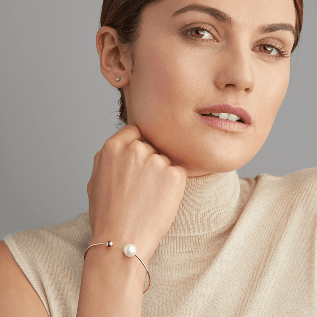 Yana Nesper Open Mind armband geelgoud met parel - OM12 - #4