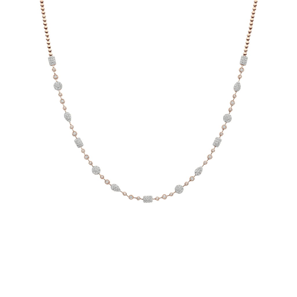 Tirisi Jewelry Venice Exclusive collier roodgoud - TN9109D(2P) - #1