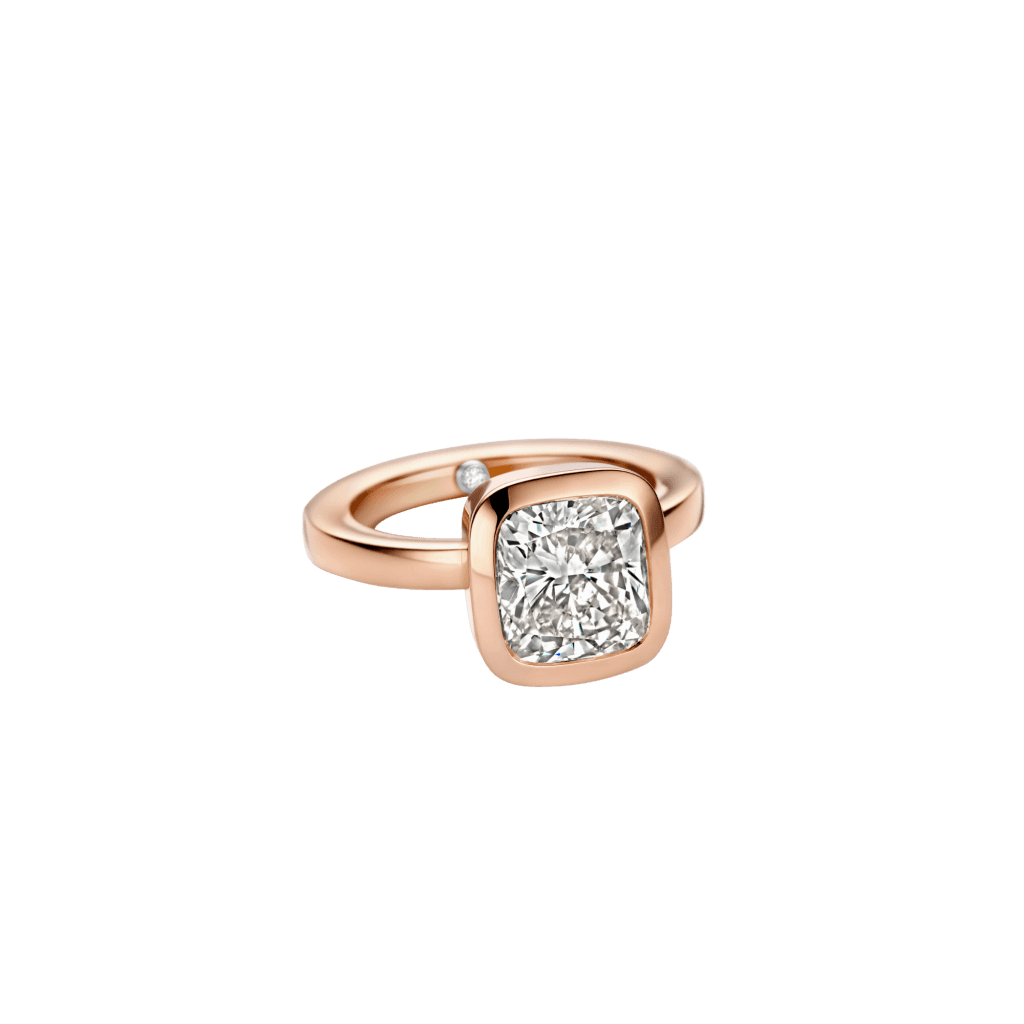 Schaap en Citroen Diamonds ring roodgoud met diamant - #1