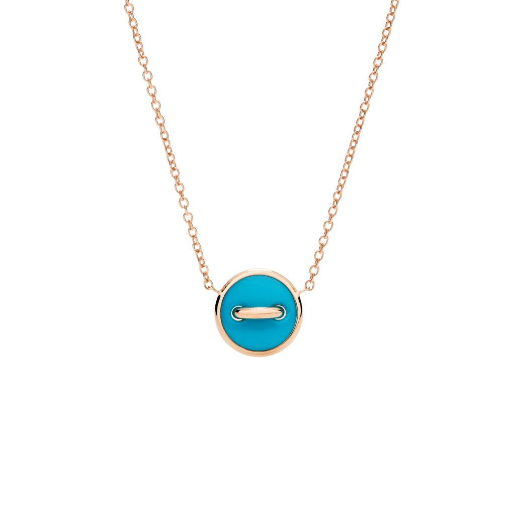 Pomellato Pom Pom Dot collier roodgoud met diamant - PCC5031 O7WHR DB0TU - #1