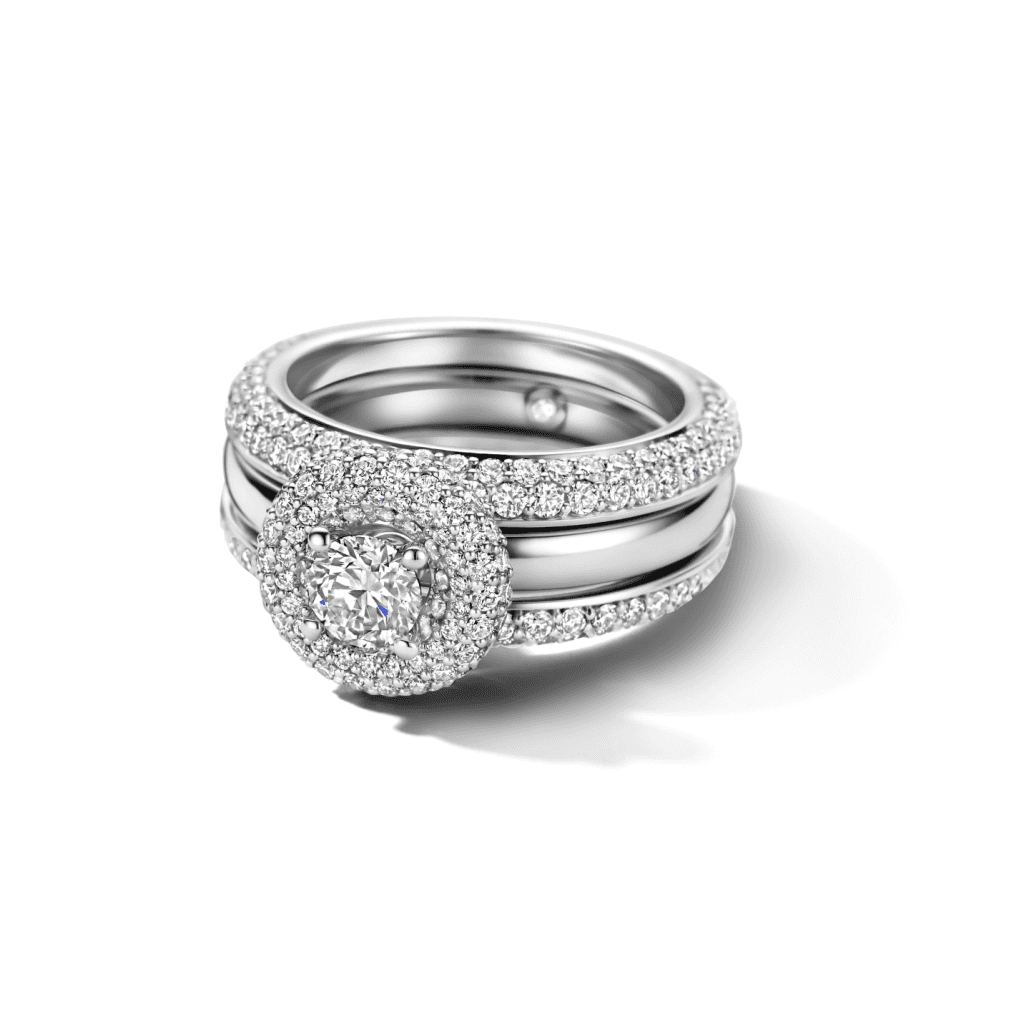 Schaap en Citroen Diamonds ring witgoud met diamant - #8