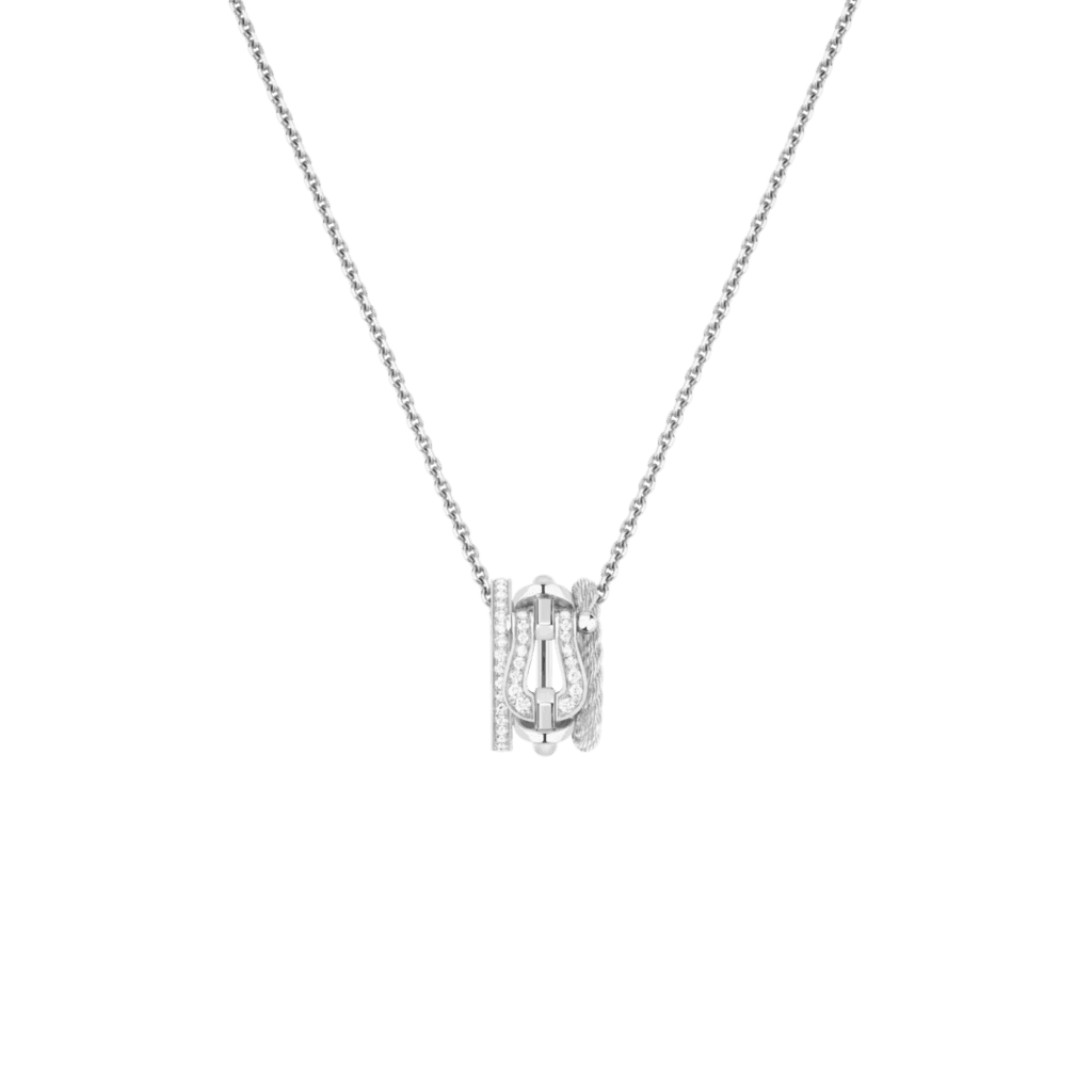 Fred Force 10 Rise collier witgoud met diamant - 3B0313-000 - #1