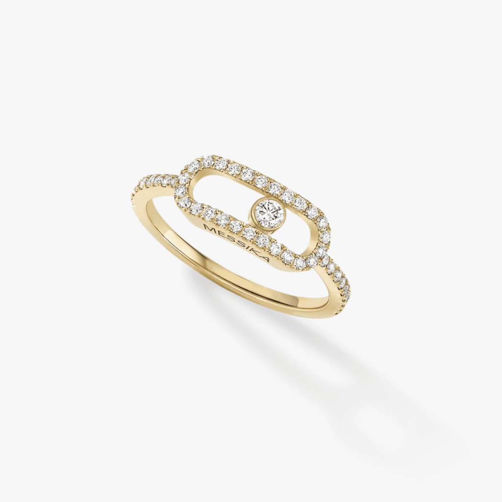 Messika Move Uno ring geelgoud met diamant - 12113-YG - #5