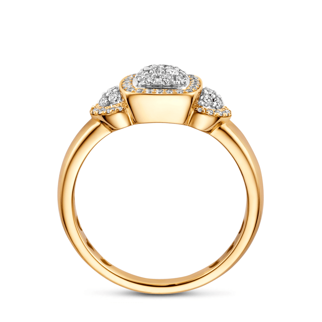 Tirisi Jewelry Milano Tre ring geelgoud - TR9820D(2T) - #3
