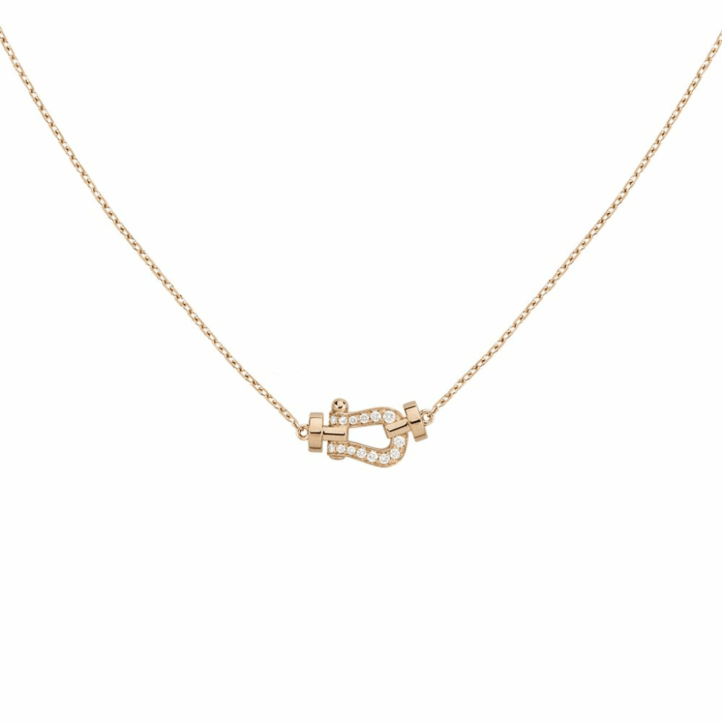 Fred Force 10 collier roodgoud met diamant - 7B0280-000 - #1
