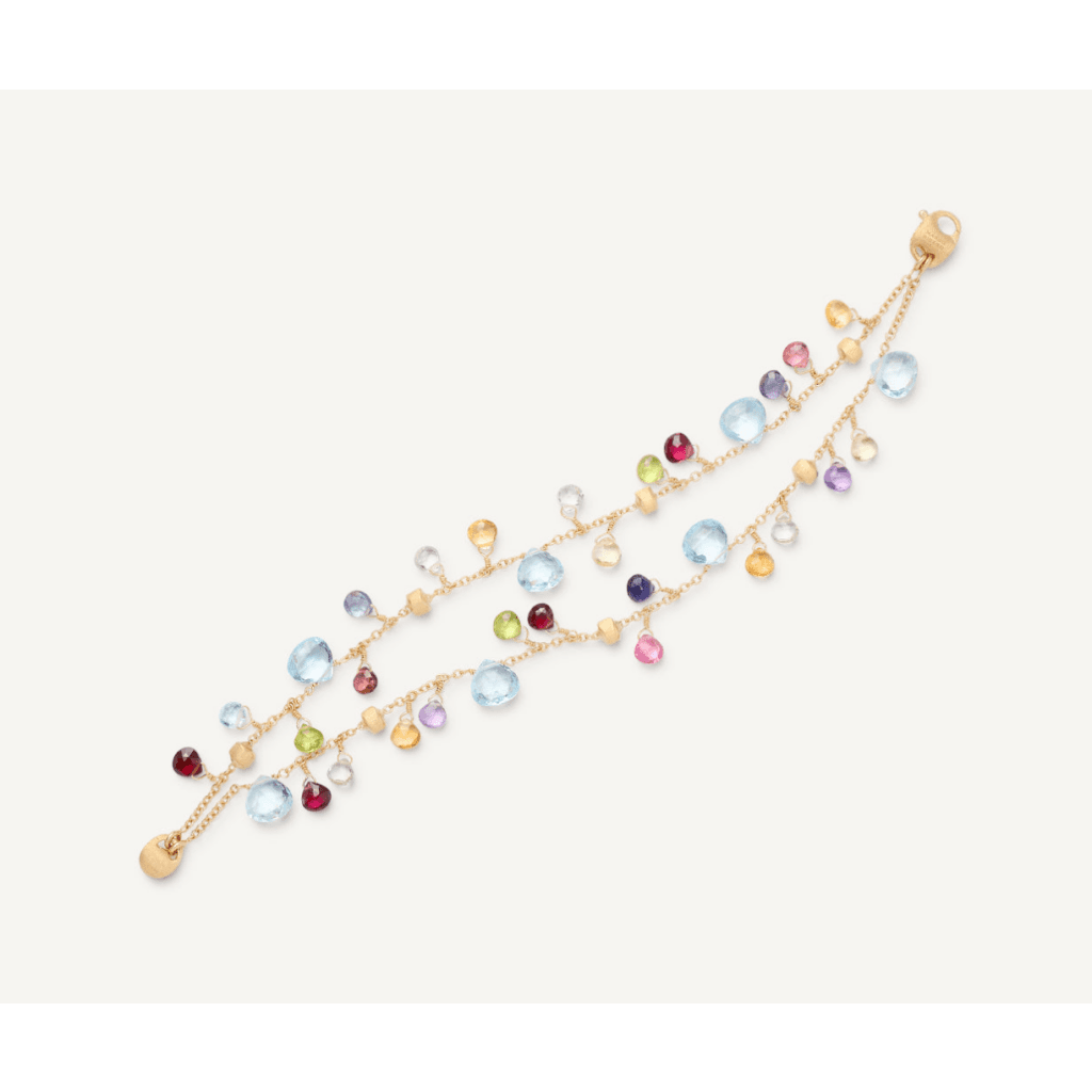 Marco Bicego Paradise armband geelgoud met diversen kleurstenen - BB2594-MIX01T - #4
