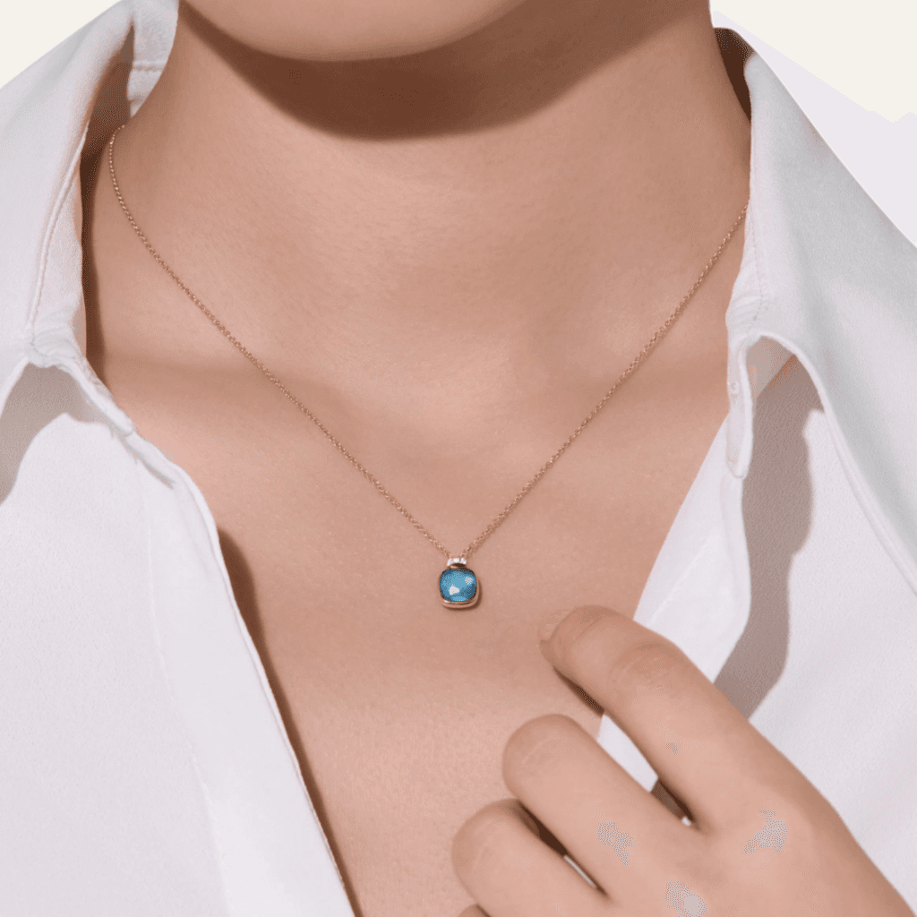 Pomellato Nudo collier roodgoud met diamant - PCC5020 O6WHR DB0TL - #5