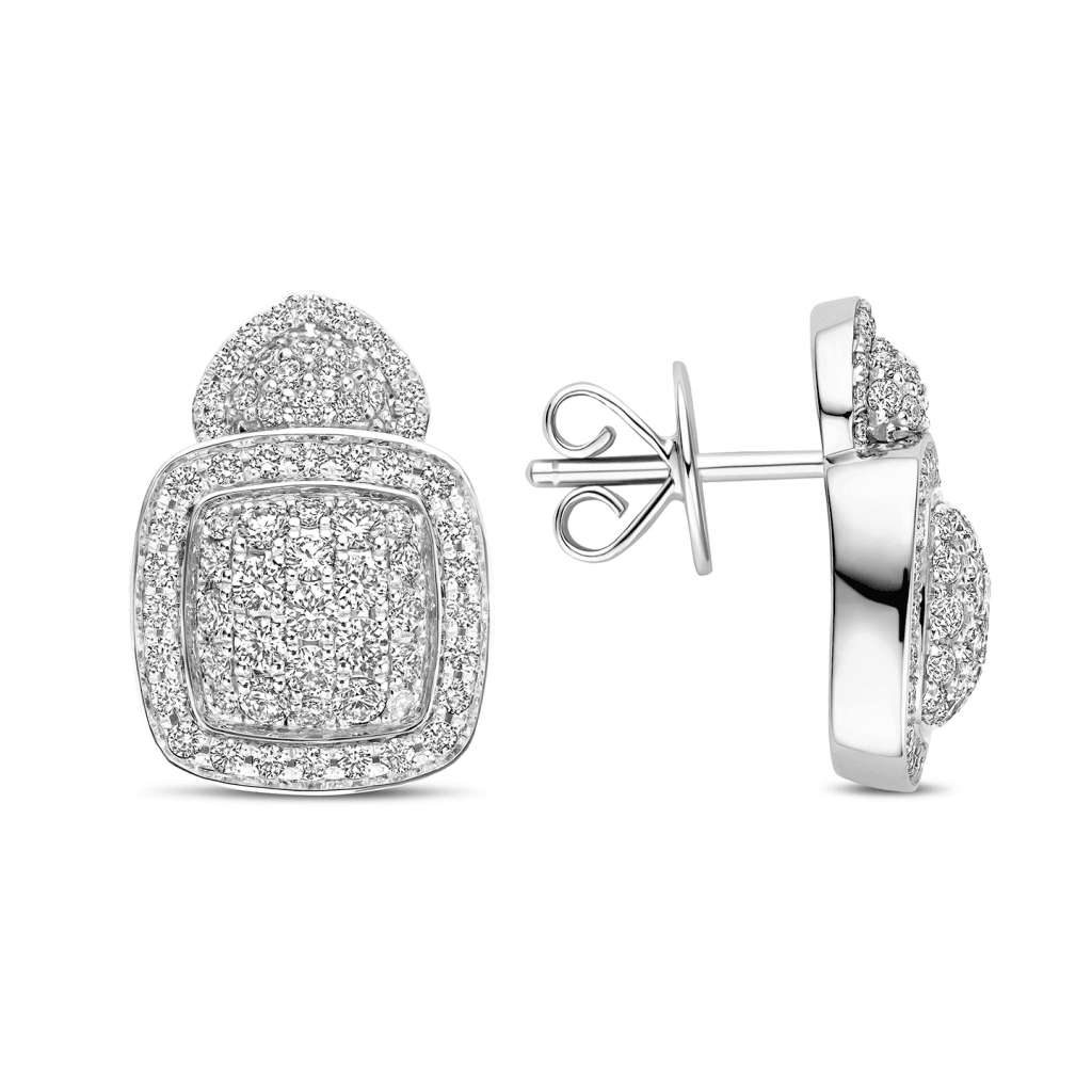 Tirisi Jewelry Milano Tre oorsieraad witgoud - TE9349DW - #2