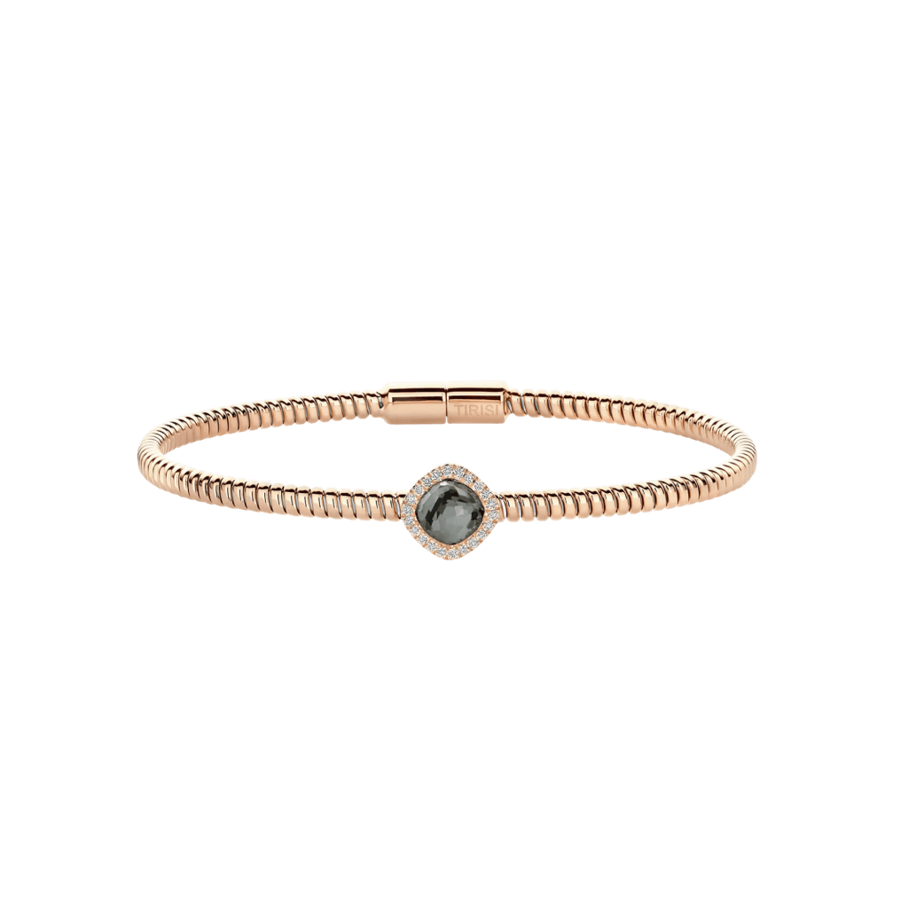 Tirisi Jewelry Milano Sweeties armband roodgoud met diamant - TB2208HMP - #1