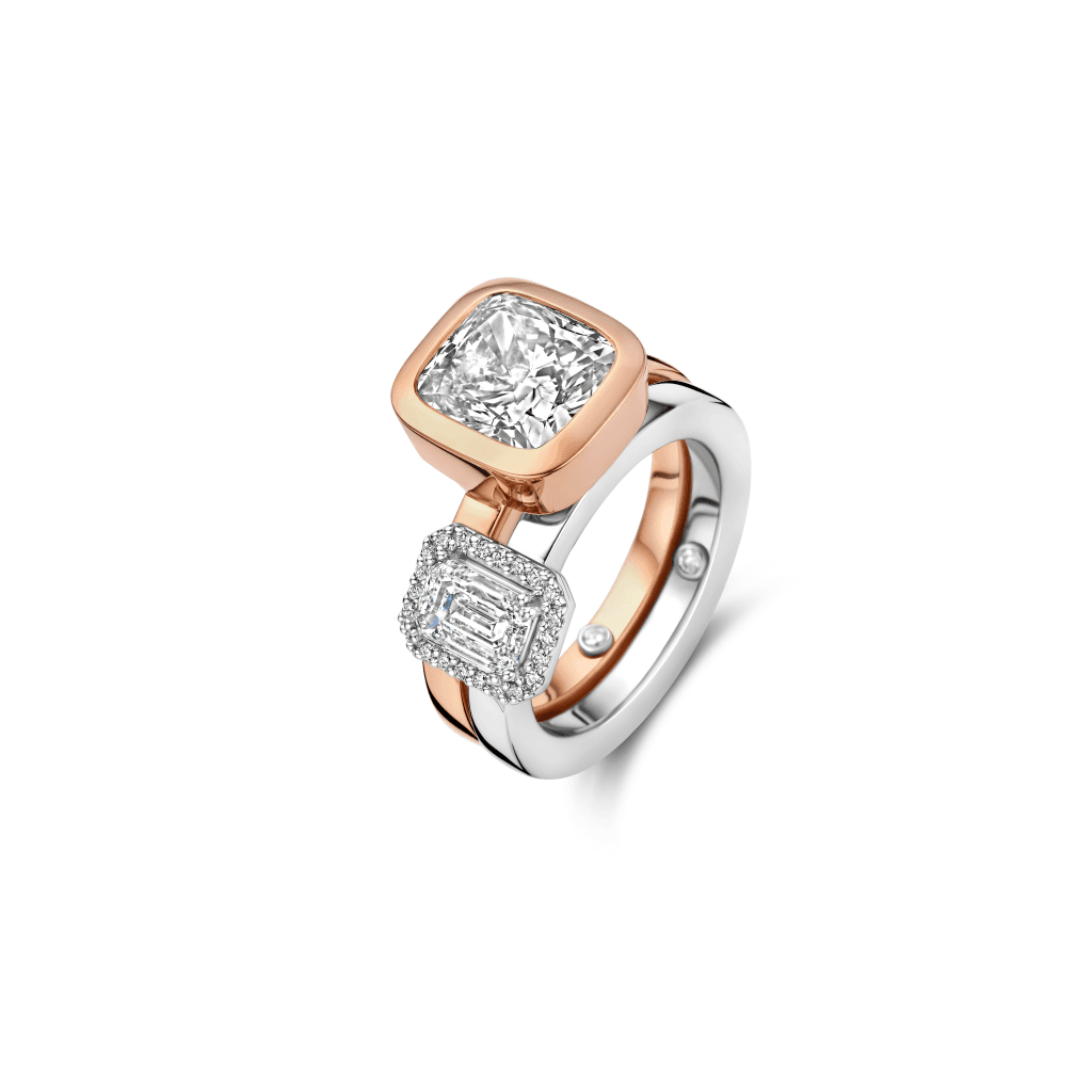 Schaap en Citroen Diamonds ring witgoud met diamant - #15