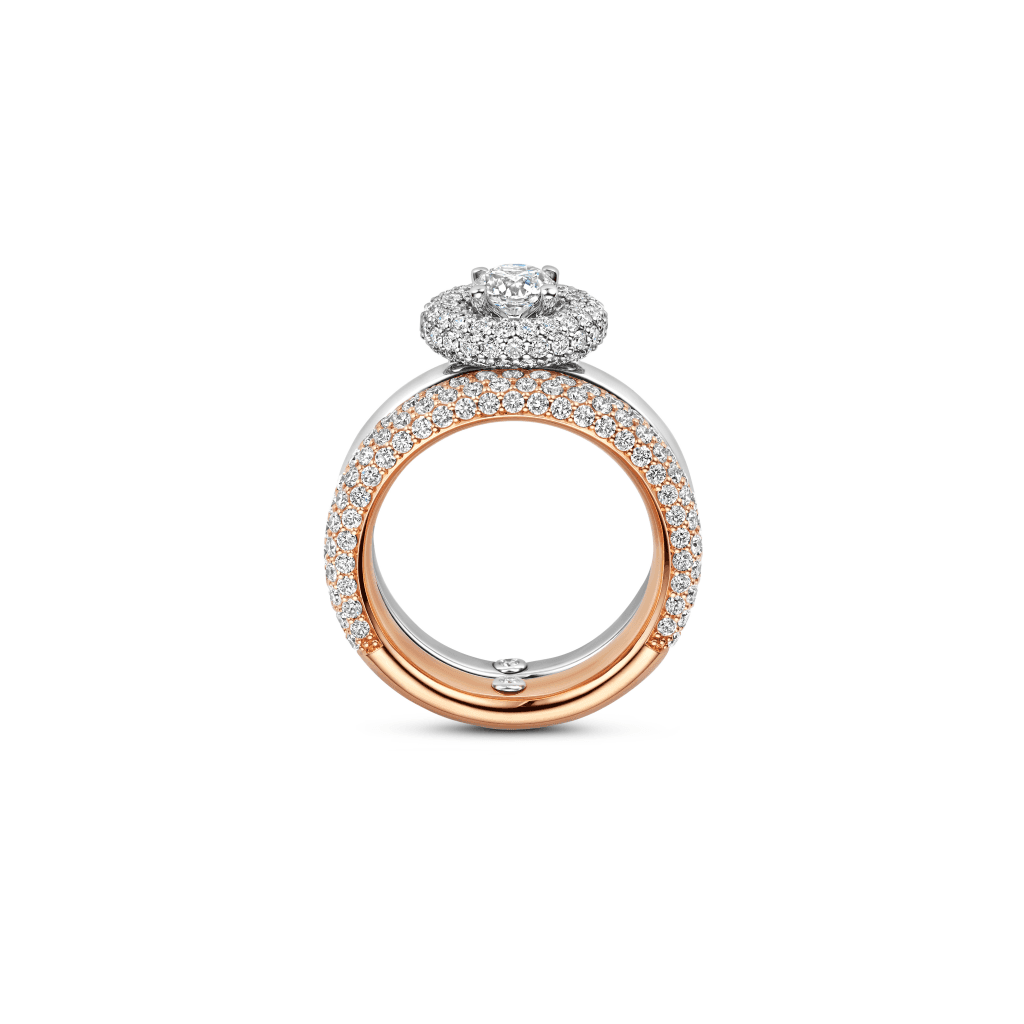 Schaap en Citroen Diamonds ring roodgoud met diamant - #7