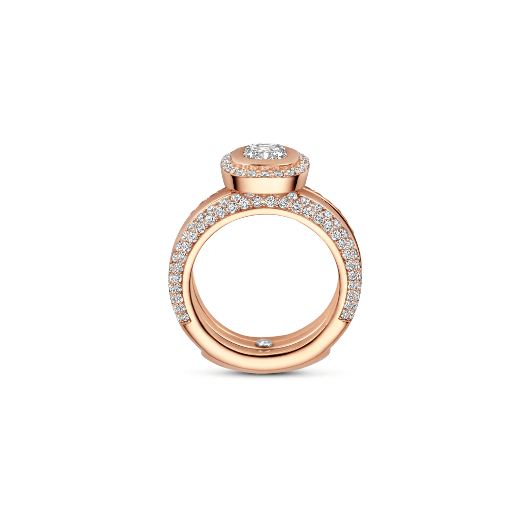 Schaap en Citroen Diamonds ring roodgoud met diamant - #10