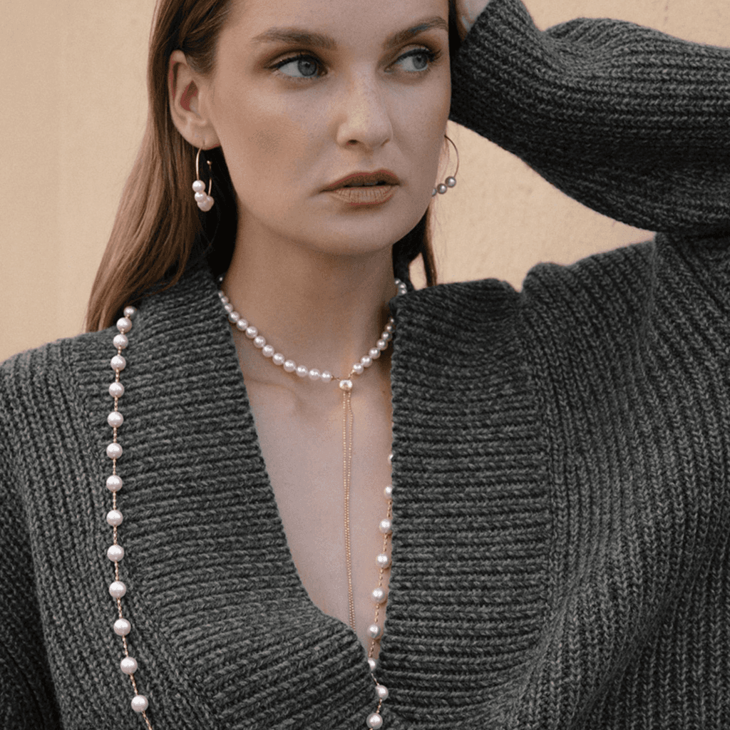 Yana Nesper Transformers collier geelgoud met parel - TR9 - #2