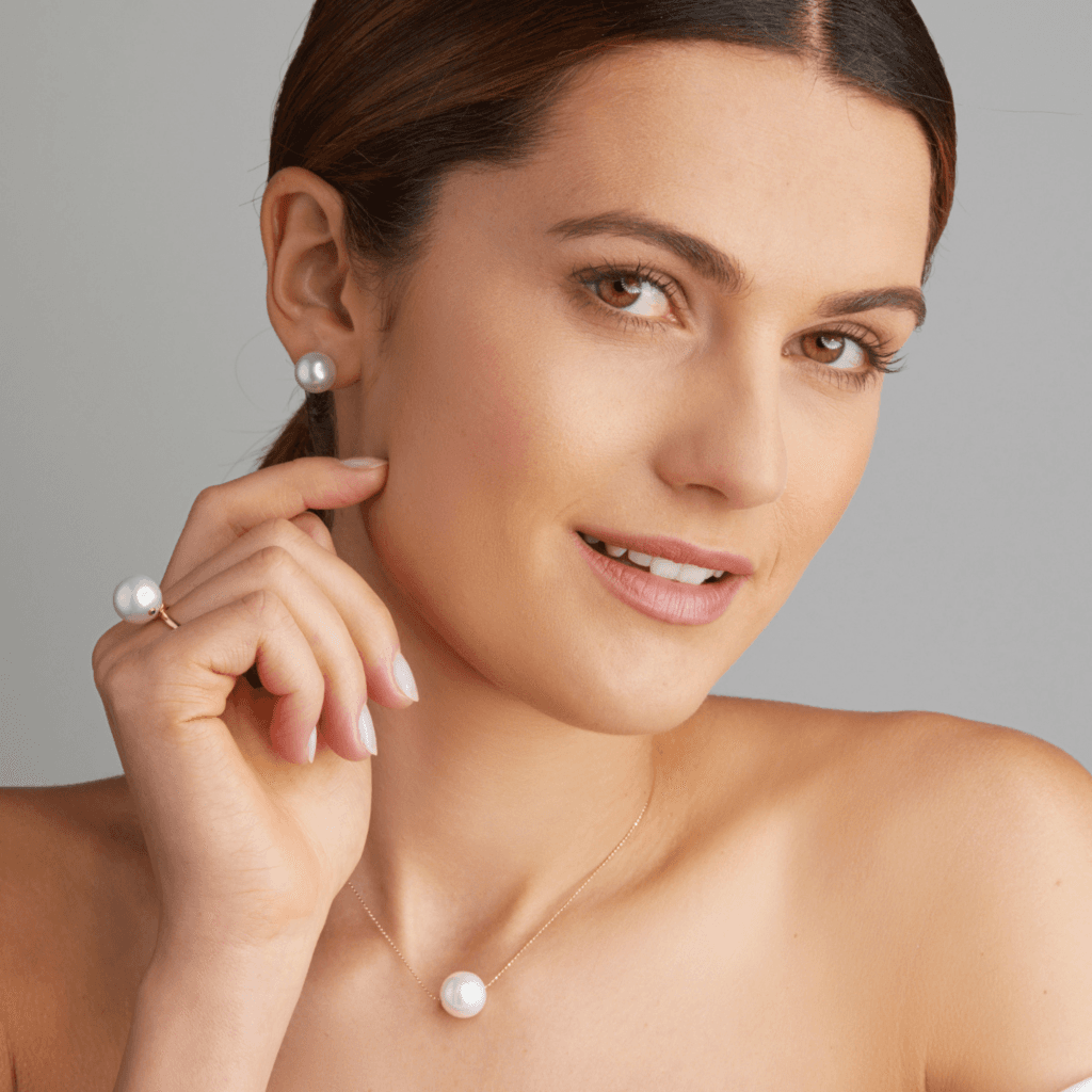 Yana Nesper Bubbles collier geelgoud met parel - FC118-7 - #3