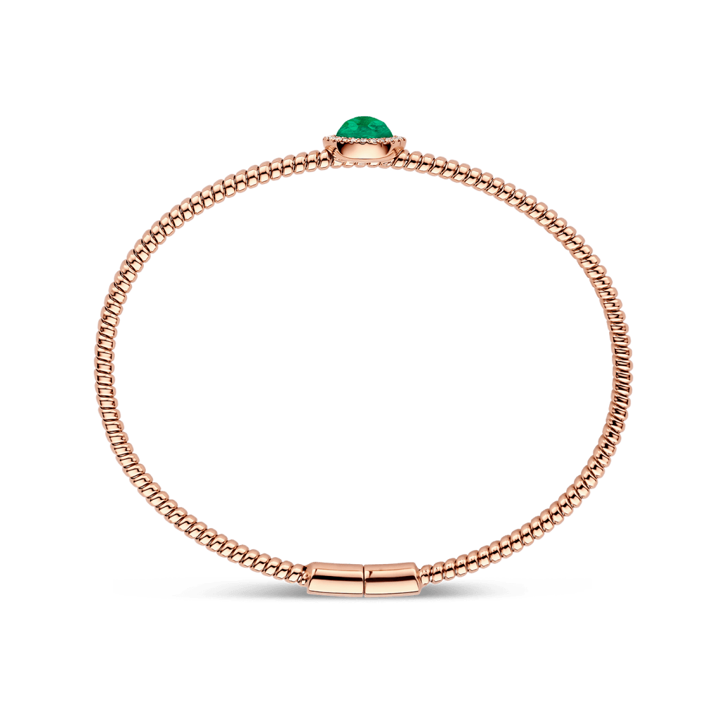 Tirisi Jewelry Milano Sweeties armband roodgoud met diamant - TB2208EMP - #3