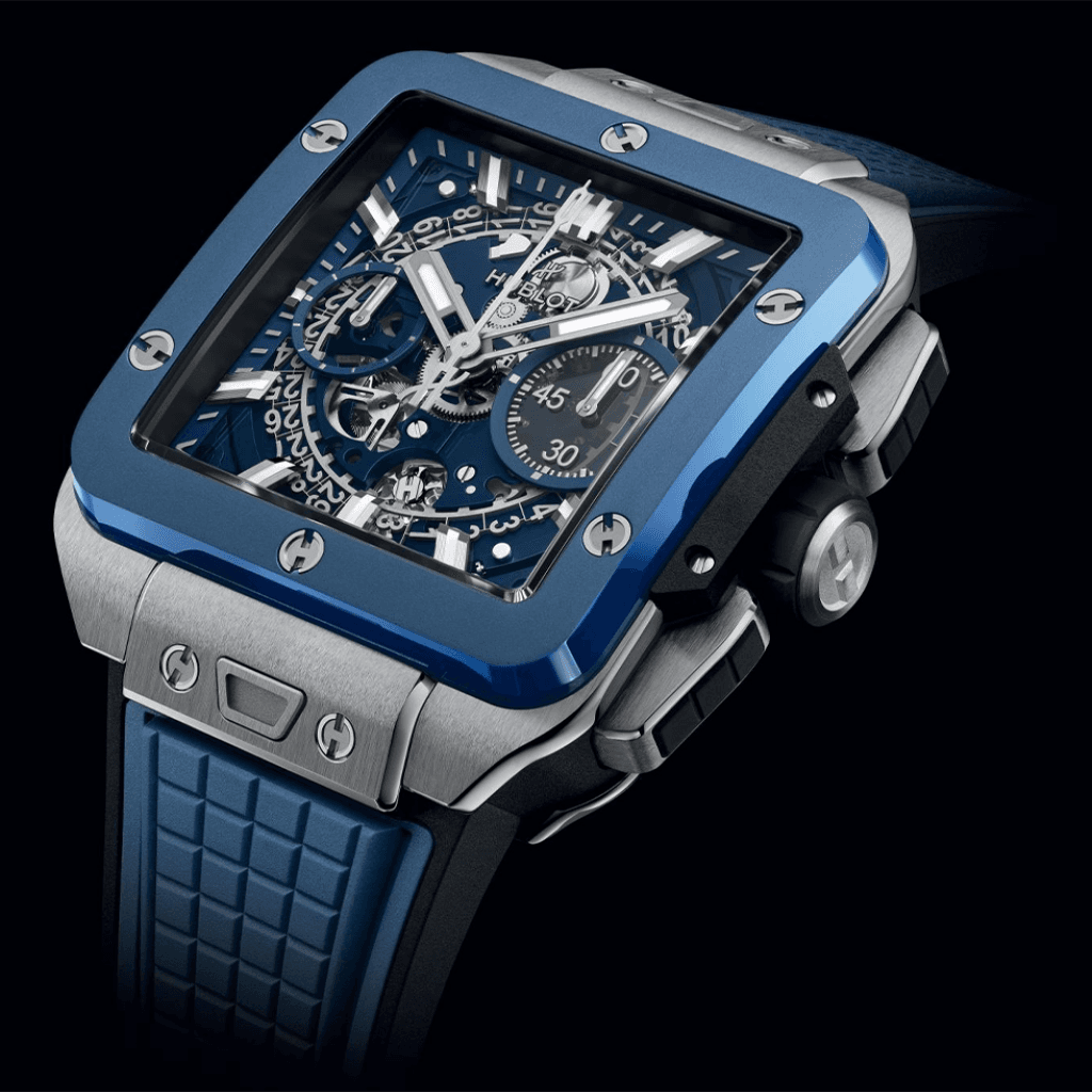 Hublot Square Bang Unico Titanium Blue Ceramic 42mm - 821.NL.5170.RX - #4