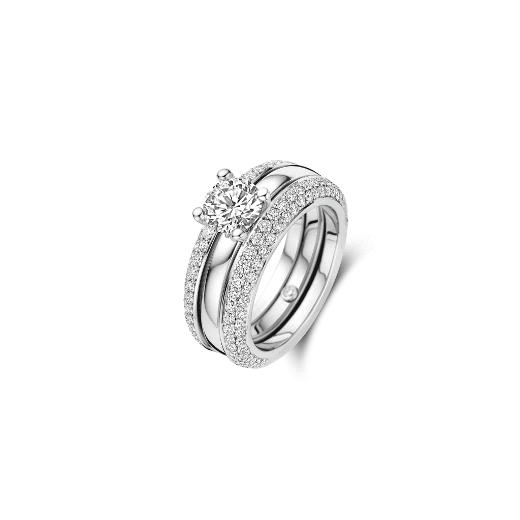 Schaap en Citroen Diamonds ring witgoud met diamant - #7