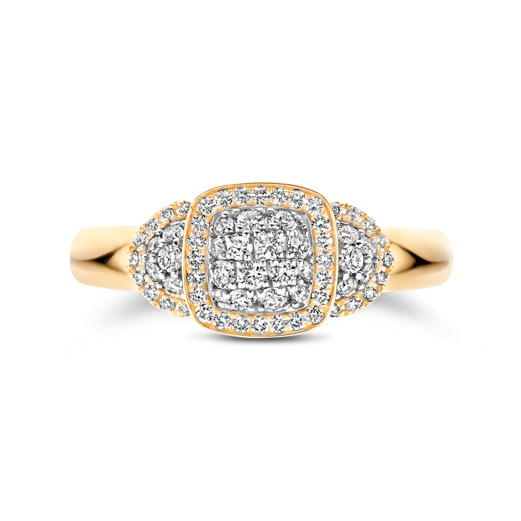 Tirisi Jewelry Milano Tre ring geelgoud - TR9820D(2T) - #2
